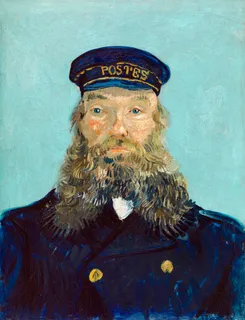 **Portrait of Postman Roulin (1888)**

Vincent van Gogh
[Source](https://www.rawpixel.com/image/3868143/illustration-image-art-vincent-van-gogh-people)
