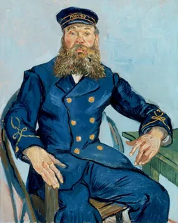 **Portrait of the Postman Joseph Roulin (1888)**

Vincent van Gogh
[Source](https://www.rawpixel.com/image/3865435/illustration-image-art-vincent-van-gogh-people)