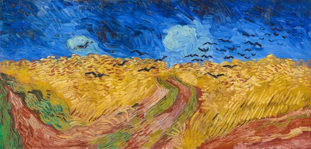 **Wheatfield with Crows (1890)**

Vincent van Gogh
[Source](https://www.rawpixel.com/image/3868539/illustration-image-art-vincent-van-gogh)