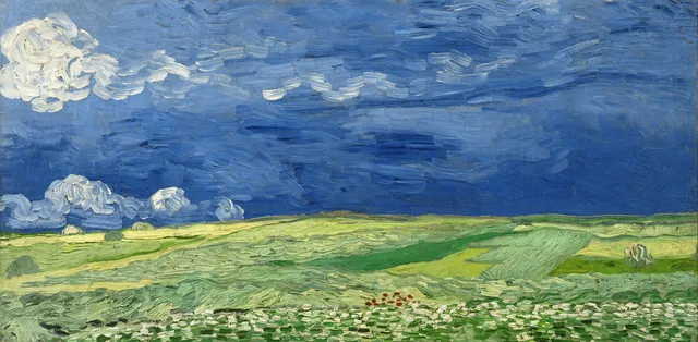 **Vincent van Gogh - Wheatfield under thunderclouds - Google Art Project**

Vincent van Gogh
[Source](https://www.rawpixel.com/image/7666107/image-plant-vincent-van-gogh-art)