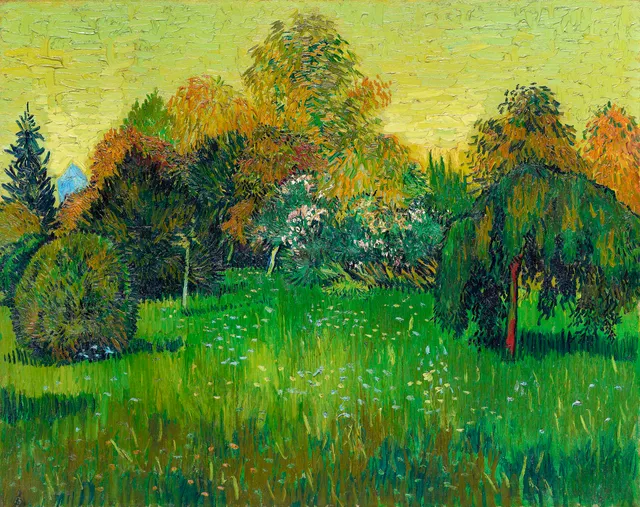 **Garden (1888)**

Vincent van Gogh
[Source](https://www.rawpixel.com/image/537443/free-illustration-image-van-gogh-landscape-painting)