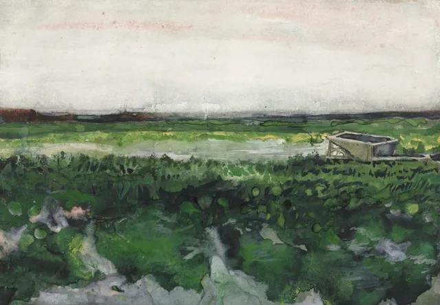 **Landscape with Wheelbarrow (1883)**

Vincent van Gogh
[Source](https://www.rawpixel.com/image/930527/landscape-with-wheelbarrow-van-gogh)