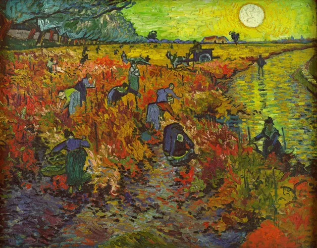 **The Red Vineyard (1888)**

Vincent van Gogh
[Source](https://www.rawpixel.com/image/7727057/image-art-public-domain-paintings)