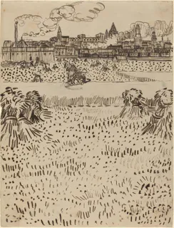 **The Harvest**

Vincent van Gogh 1888
[Source](https://www.rawpixel.com/image/8230941/the-harvest-1888-vincent-van-gogh)