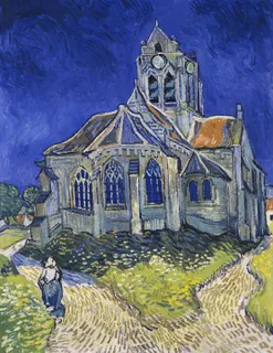 **The Church at Auvers (1890)**

Vincent van Gogh
[Source](https://www.rawpixel.com/image/3868934/illustration-image-art-vincent-van-gogh-person)