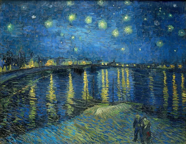 **Starry Night Over the Rhone (1888)**

Vincent van Gogh
[Source](https://www.rawpixel.com/image/3864631/illustration-image-art-vincent-van-gogh-blue)