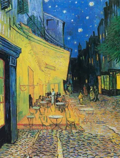 **Café Terrace at Night (1888)**

Vincent van Gogh
[Source](https://www.rawpixel.com/image/3864780/illustration-image-art-vincent-van-gogh)