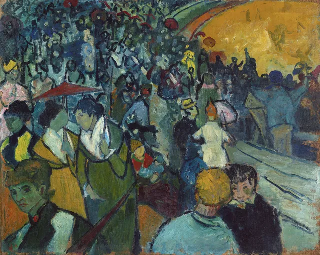 **Les Arènes (1888)**

Vincent van Gogh
[Source](https://www.rawpixel.com/image/3868720/illustration-image-art-vincent-van-gogh-person)