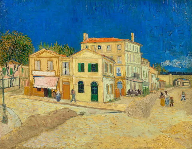**The yellow house (1888)**

Vincent van Gogh
[Source](https://www.rawpixel.com/image/3864611/illustration-image-art-vincent-van-gogh-house)
