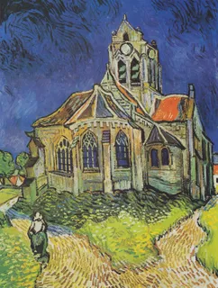 **The Church at Auvers (1890)**

Vincent van Gogh
[Source](https://www.rawpixel.com/image/7727052/image-art-public-domain-paintings)