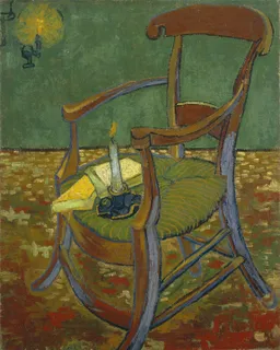 **Gauguin's chair**

Vincent van Gogh 1888
[Source](https://www.rawpixel.com/image/20560961/vincent-van-goghs-gauguins-chair-1888)