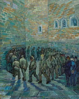**Prisoners Exercising (1890)**

Vincent van Gogh
[Source](https://www.rawpixel.com/image/3868474/illustration-image-art-vincent-van-gogh-person)