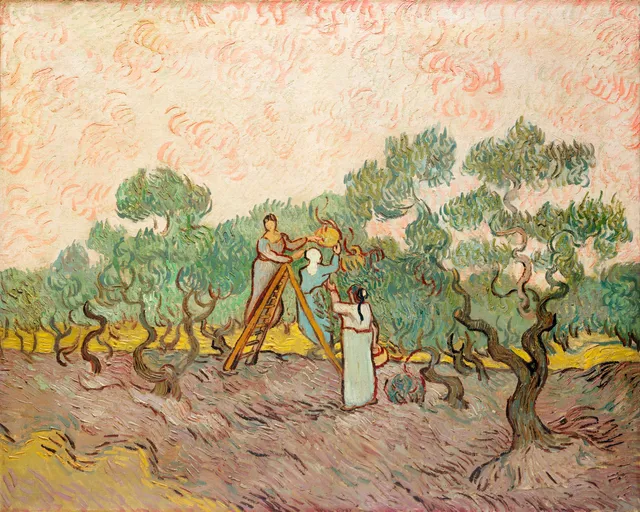 **Women Picking Olives (1889)**

Vincent van Gogh
[Source](https://www.rawpixel.com/image/537410/free-illustration-image-van-gogh-vincent)