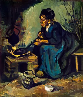 **Peasant Woman Cooking by a Fireplace (1885)**

Vincent van Gogh
[Source](https://www.rawpixel.com/image/537412/free-illustration-image-van-gogh-vincent)